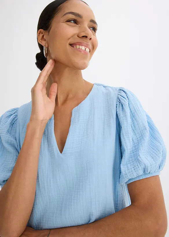 Kurzes Kleid aus Musselin, bonprix