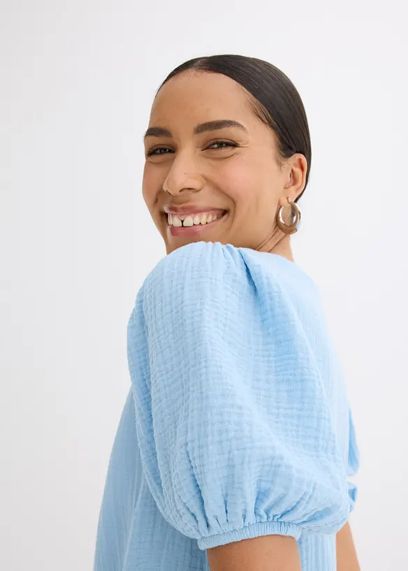 Kurzes Kleid aus Musselin, bonprix