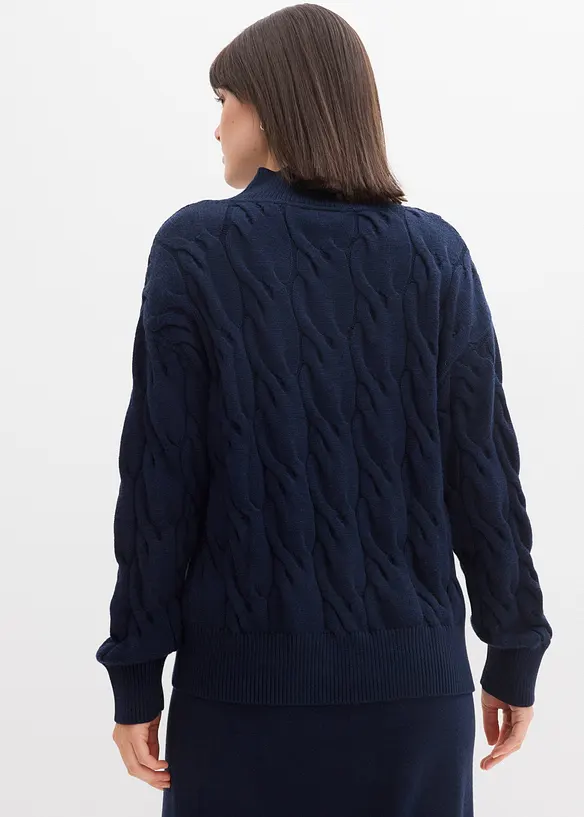 Oversize-Pullover aus softem Viskose-Mix, bonprix