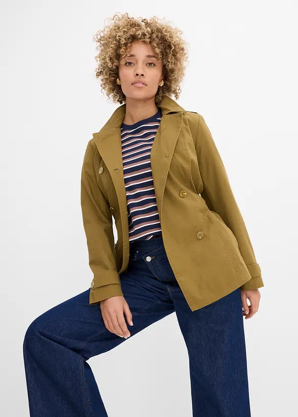 Kurzer Trenchcoat, bonprix