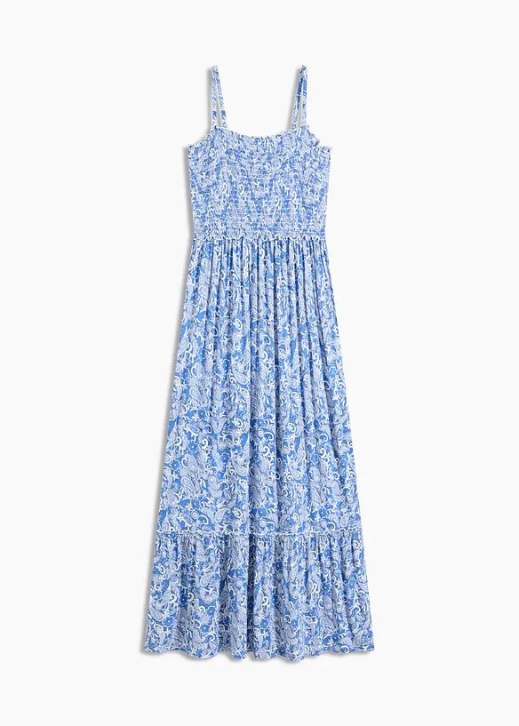 Robe &agrave; bretelles en viscose extensible, bonprix