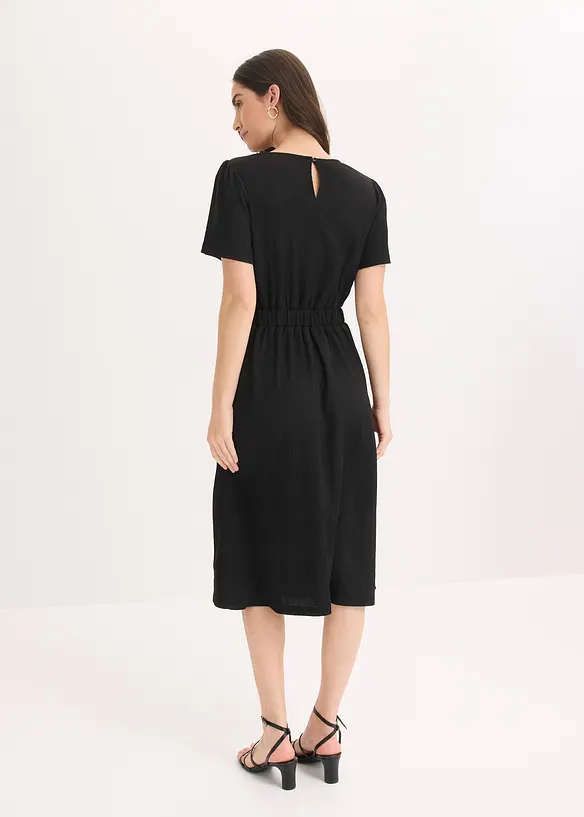 Robe &eacute;vas&eacute;e en jersey, bonprix