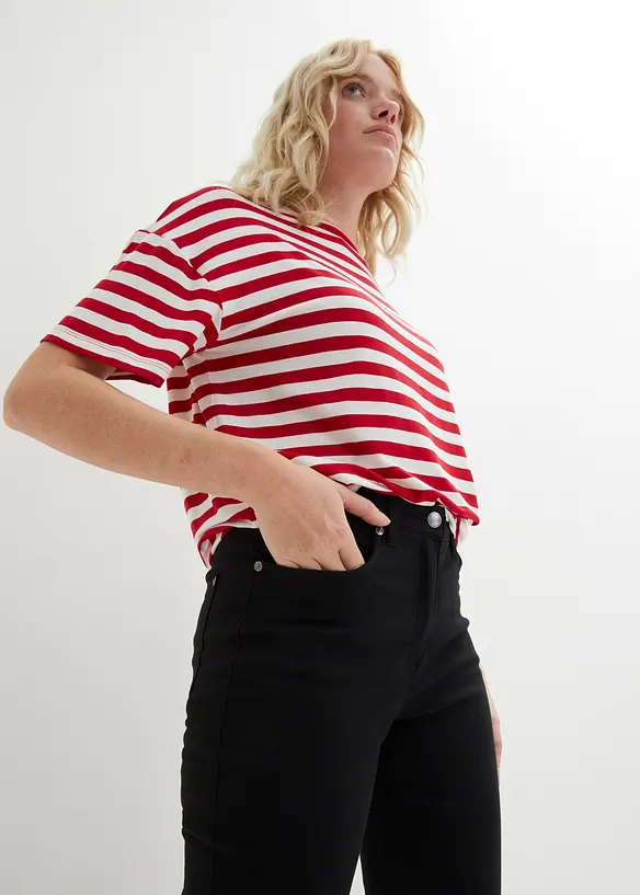 Slim Fit 7/8-Hose, High Waist, bonprix