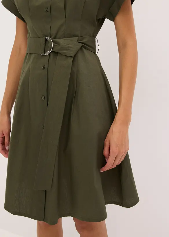 Robe-chemise 100% coton, bonprix