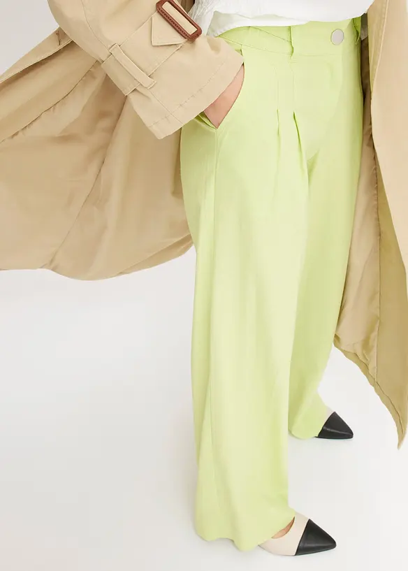 Pantalon palazzo l&eacute;ger, bonprix