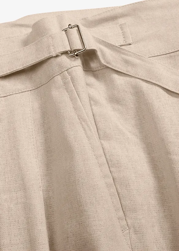 Palazzo-Hose aus leichtem Leinen-Mix, bonprix