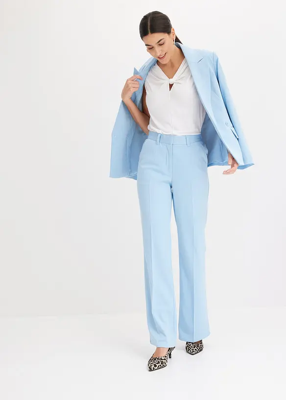 Pantalon &agrave; taille &eacute;lastiqu&eacute;e, bonprix