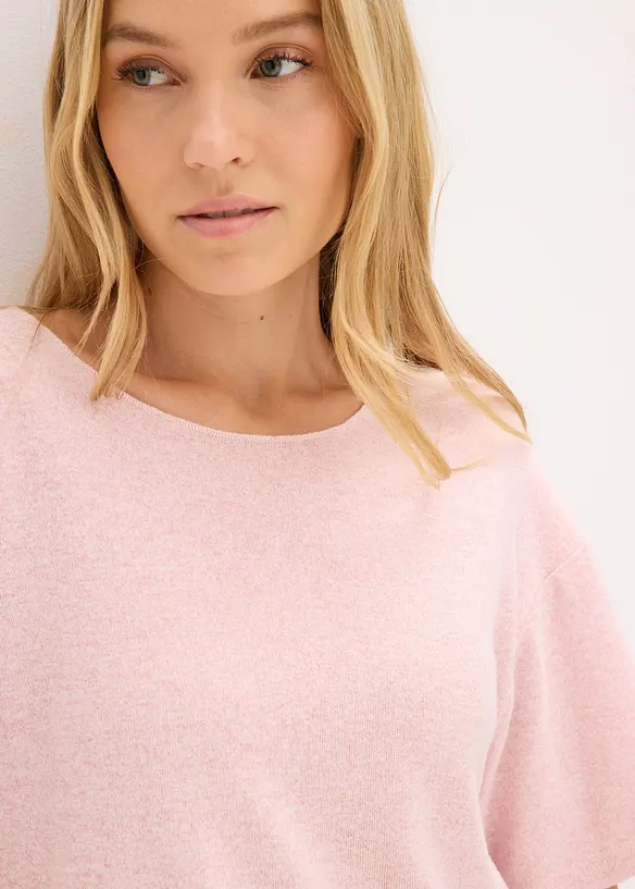 T-shirt court et boxy, bonprix