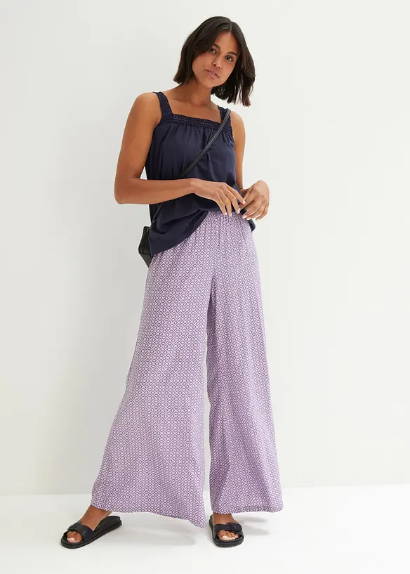 Lockeres Top mit Tr&auml;gern aus Spitze, bonprix