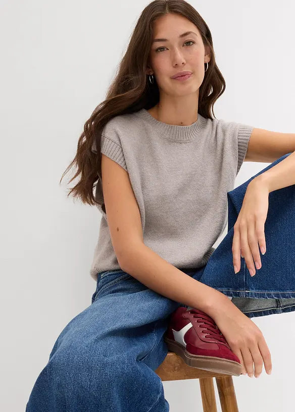 Pull sans manches oversize, bonprix