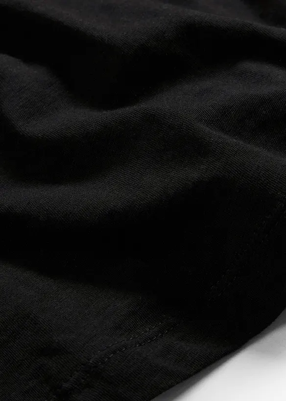 Boxy-Longshirt mit kurzen &Auml;rmeln, bonprix