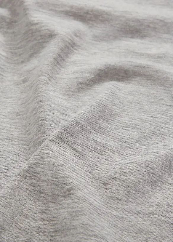 T-shirt long et boxy &agrave; manches courtes, bonprix