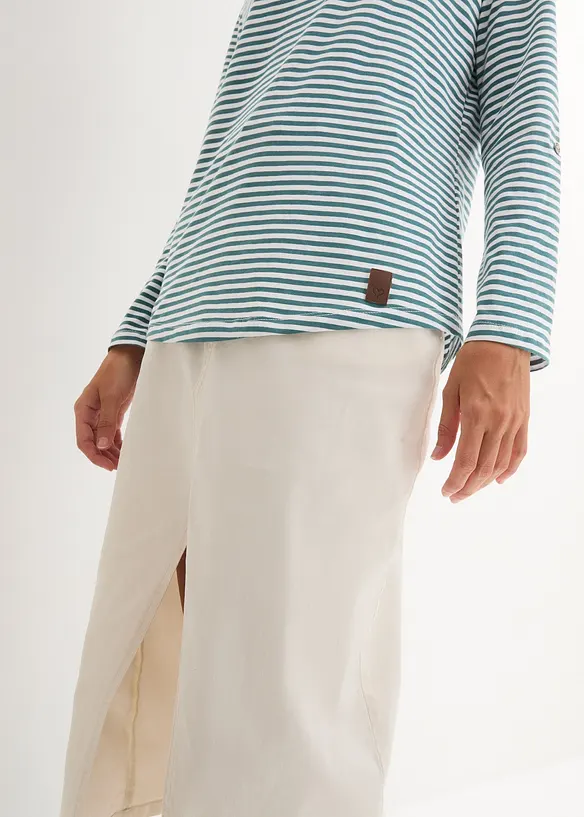 Langarmshirt aus reiner Baumwolle, bonprix