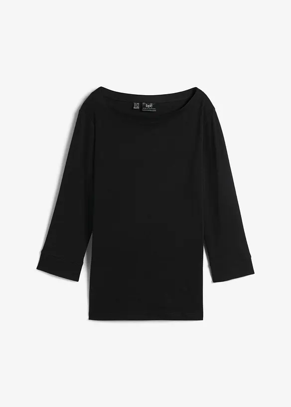 Langarmshirt aus reiner Bio-Baumwolle, bonprix
