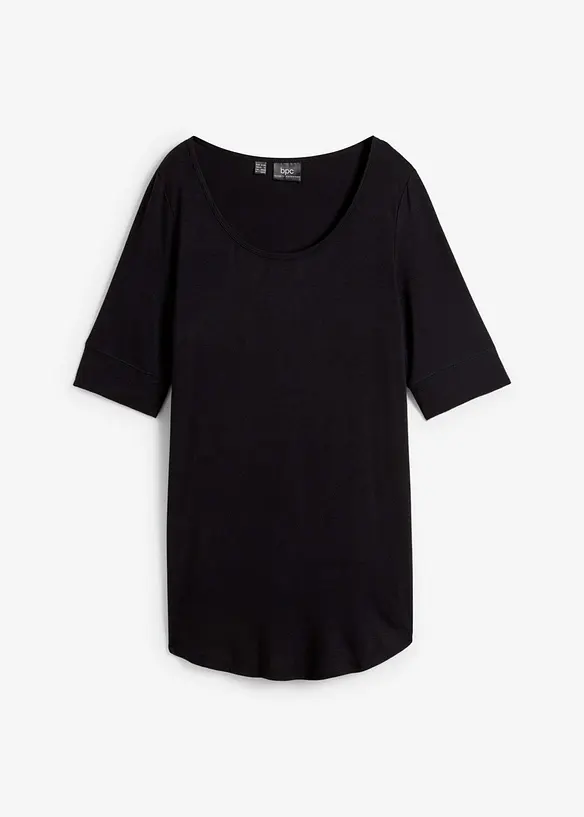 T-shirt long et doux en viscose, bonprix