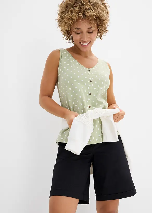 Top mit Knopfleiste, bonprix