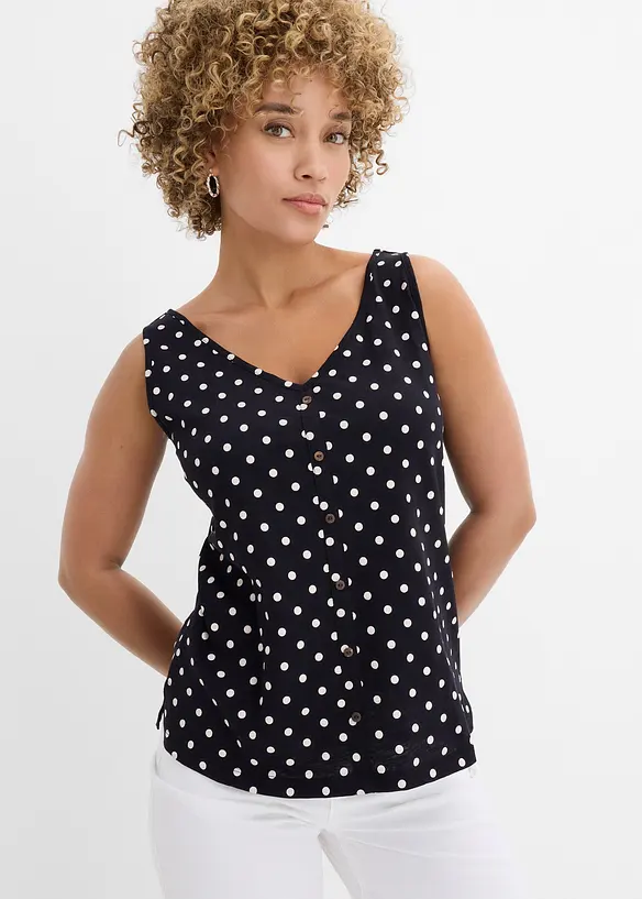 Top boutonn&eacute;, bonprix