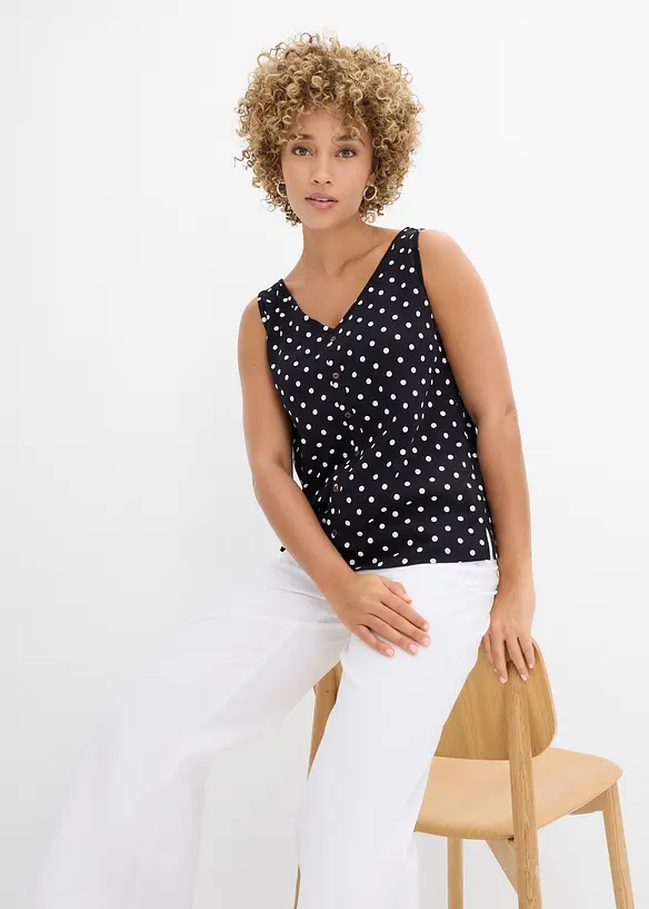 Top boutonn&eacute;, bonprix