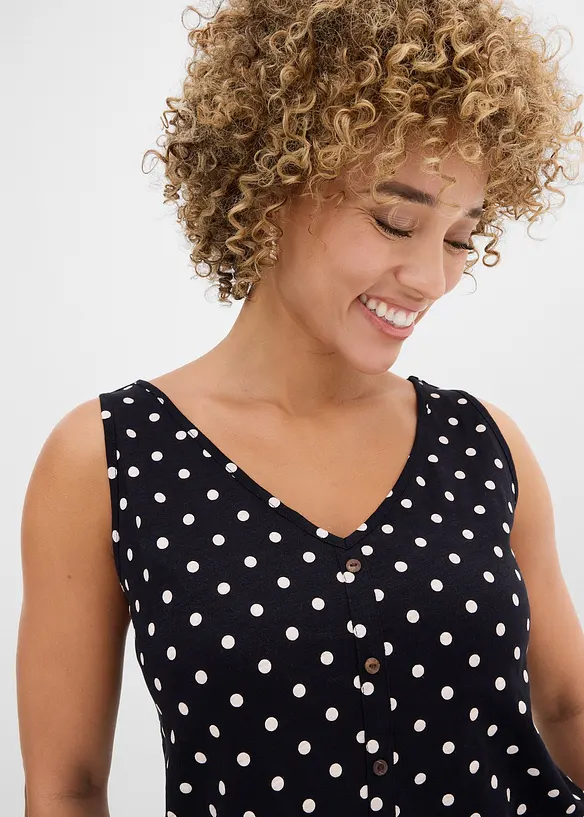 Top boutonn&eacute;, bonprix
