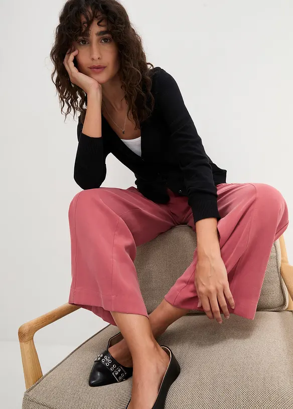 Gilet boutonn&eacute; en maille fine, bonprix