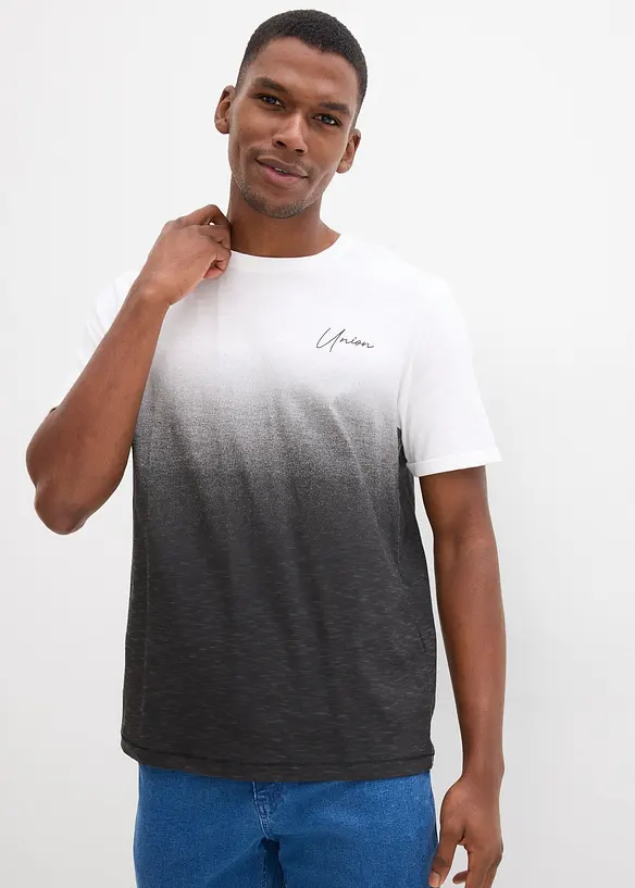 Lot de 2 T-shirts 100% coton, bonprix