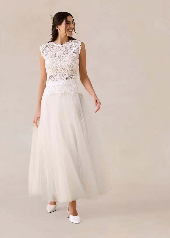 Top en dentelle, bonprix