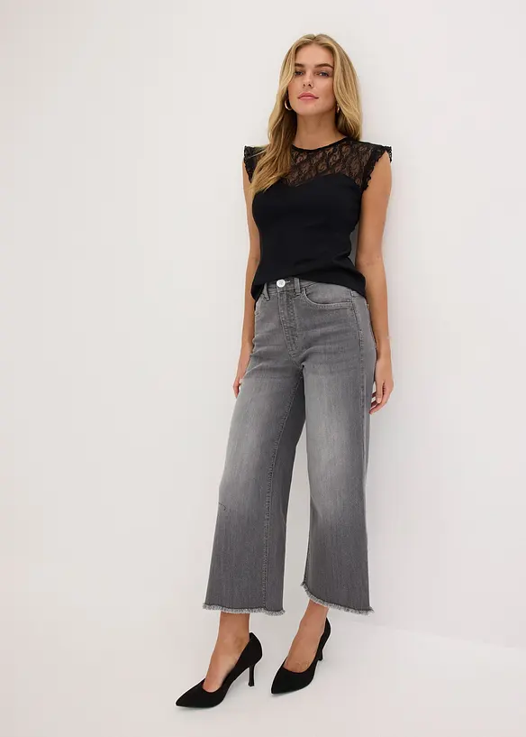 Top mit Spitze, bonprix