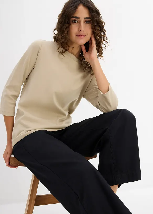 Shirt aus reiner schwerer Bio-Baumwolle, bonprix