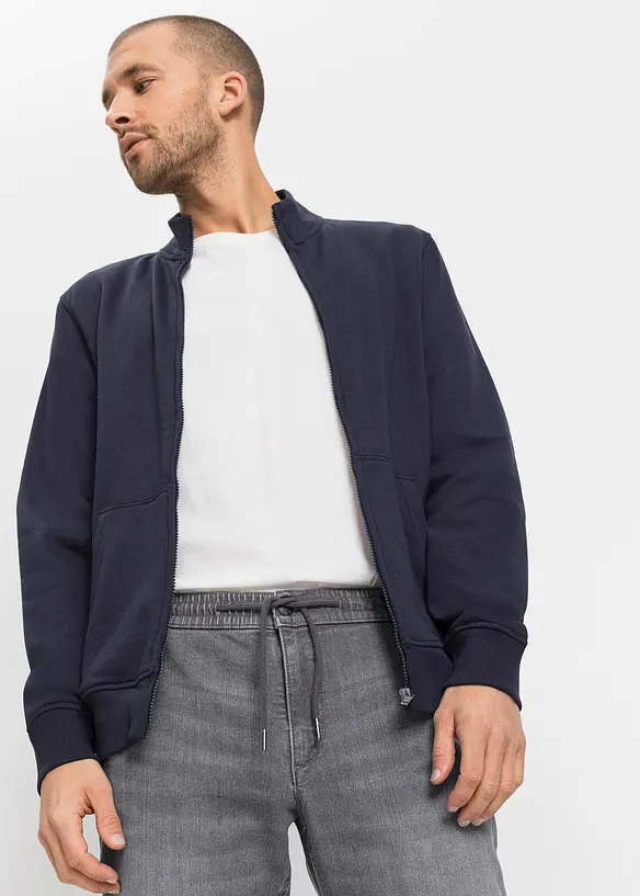 Jean droit et l&eacute;ger &agrave; taille &eacute;lastiqu&eacute;e, regular, bonprix