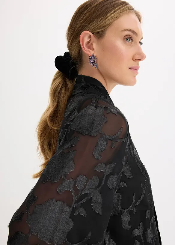 Schlupfbluse mit Stickerei, bonprix