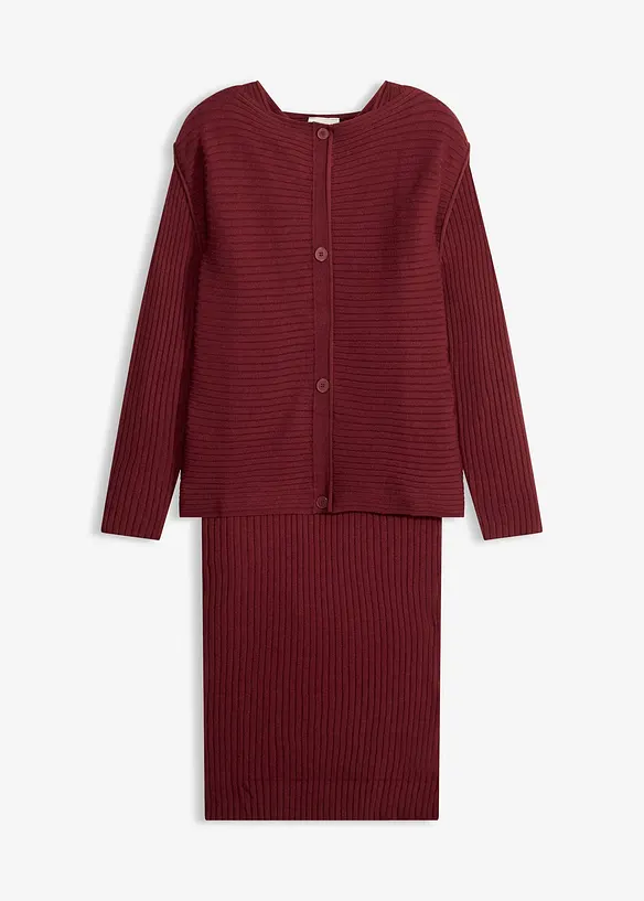 Strickkleid und Pullunder (2-tlg.Set), bonprix