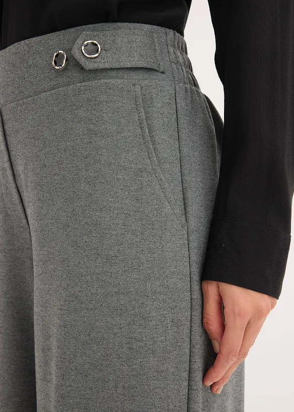 Jersey-Hose mit dekorativem Riegel, bonprix