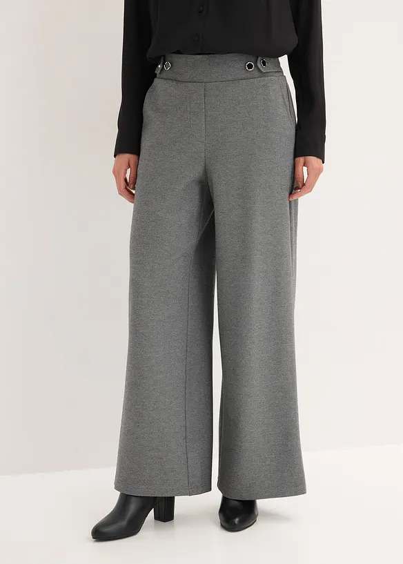 Jersey-Hose mit dekorativem Riegel, bonprix