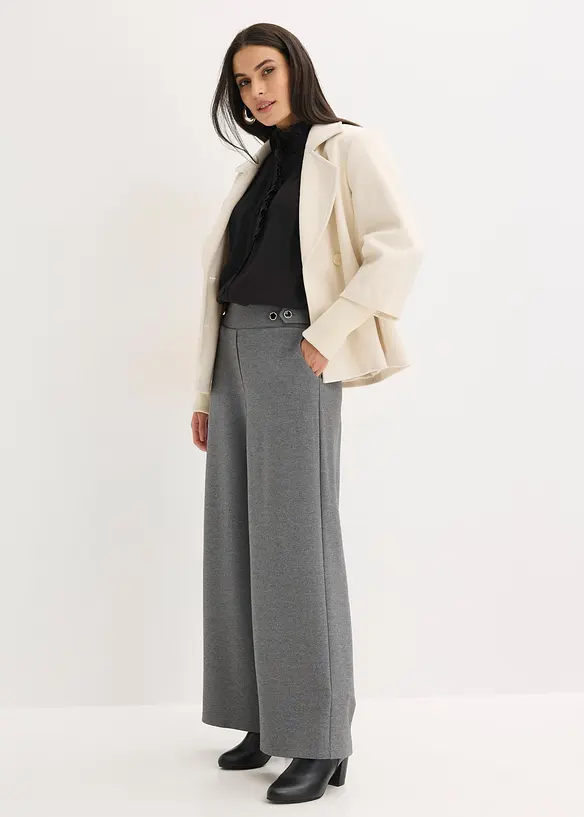 Jersey-Hose mit dekorativem Riegel, bonprix