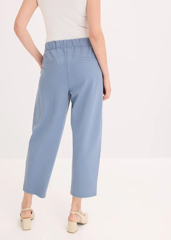 Pantalon barrel &agrave; pinces, bonprix