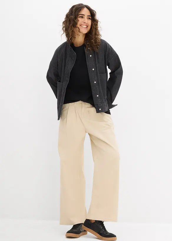 T-shirt &eacute;pais oversize 100% coton, bonprix