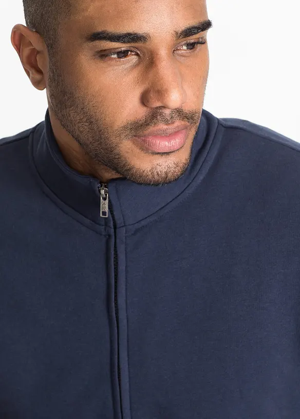 Sweat zipp&eacute; &agrave; col montant, bonprix