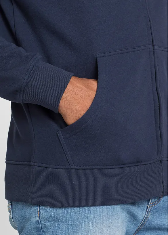 Sweat zipp&eacute; &agrave; col montant, bonprix