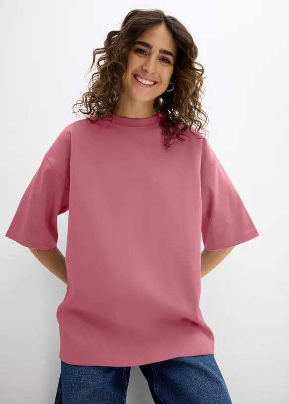 T-shirt &eacute;pais oversize 100% coton, bonprix