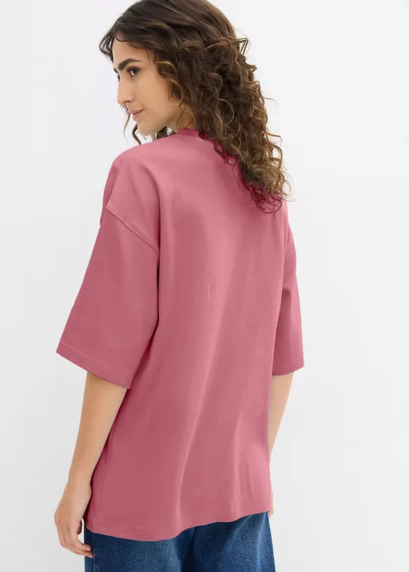 T-shirt &eacute;pais oversize 100% coton, bonprix