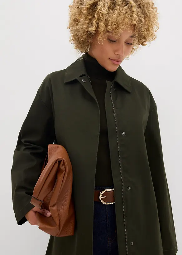 Wasserabweisender Trenchcoat, Oversized, bonprix