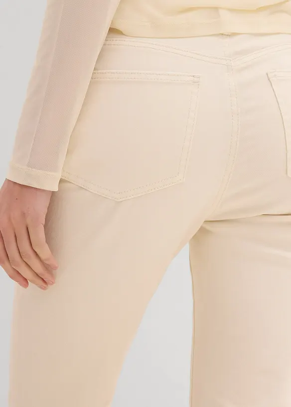 Jean flare taille haute, cropped, bonprix