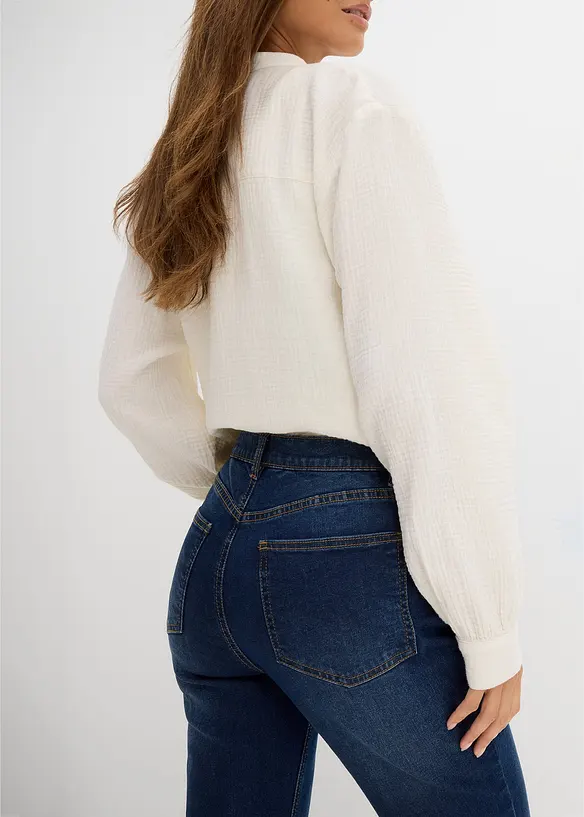 Bootcut-Jeans High Waist, cropped, bonprix