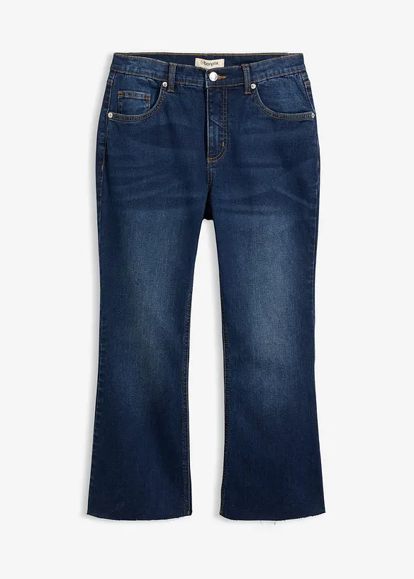 Bootcut-Jeans High Waist, cropped, bonprix