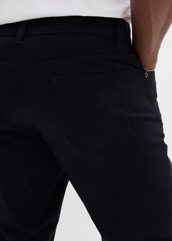 Pantalon regular en twill, droit, 100% coton, bonprix