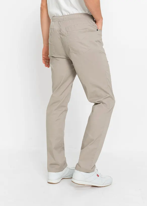 Pantalon jogger droit et extensible, regular, bonprix