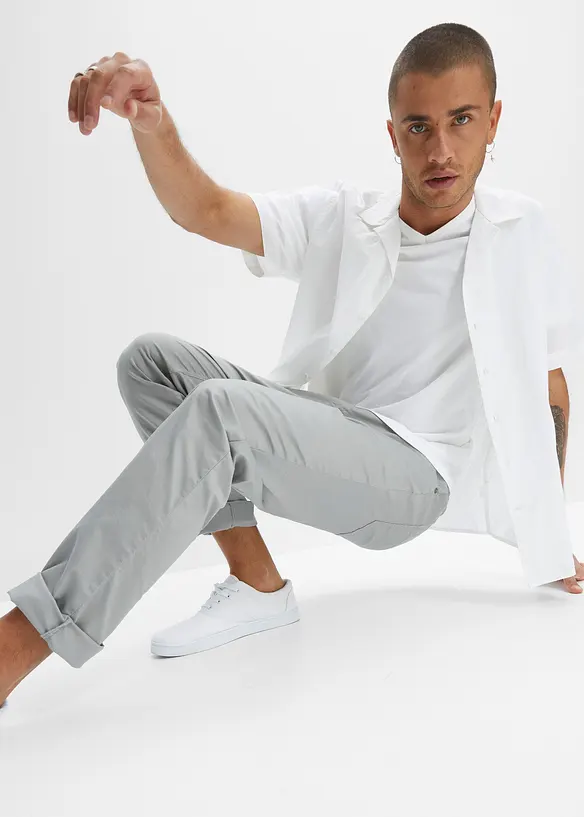 Pantalon jogger droit et extensible, regular, bonprix