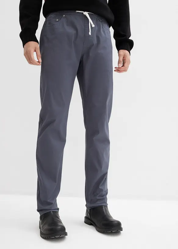 Pantalon jogger droit et extensible, regular, bonprix