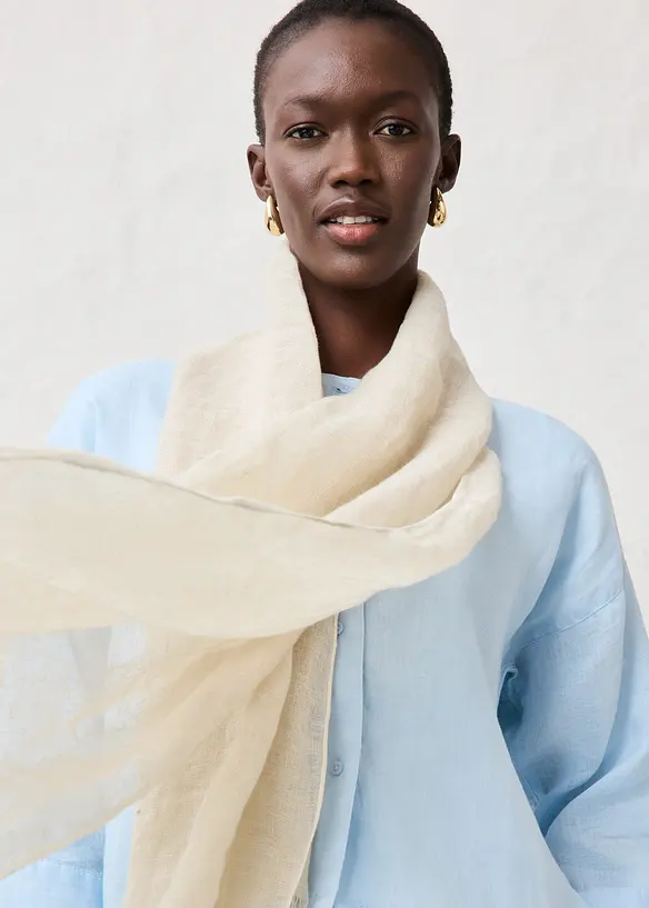 Foulard estival en lin, bonprix