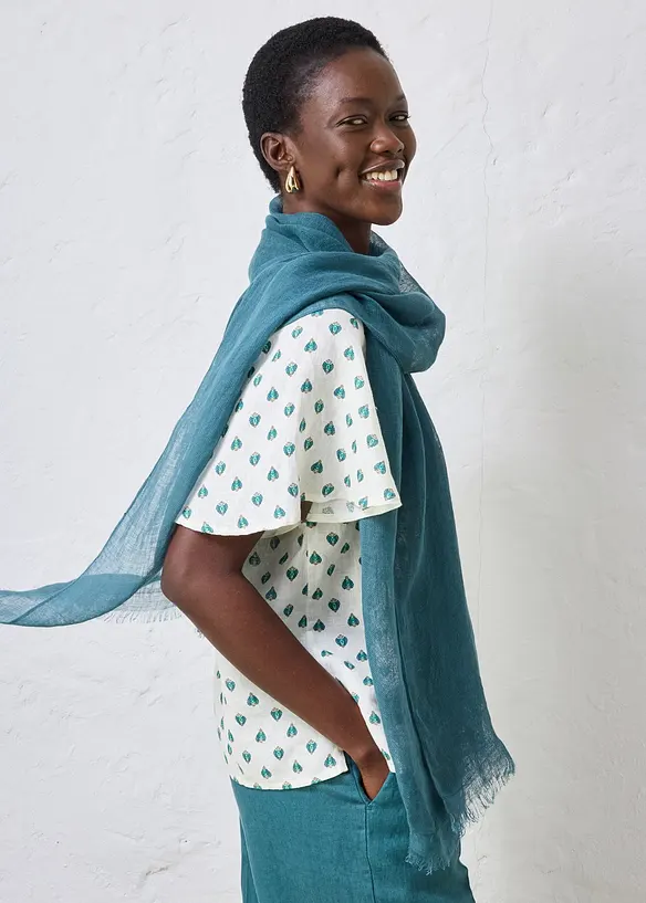 Schal aus reinem Leinen, bonprix